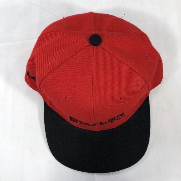 BUTLER SUPPLY INC KILLARK NISSIN CAP HAT SNAPBACK RED BLACK ONE SIZE FITS MOST - Picture 7 of 16